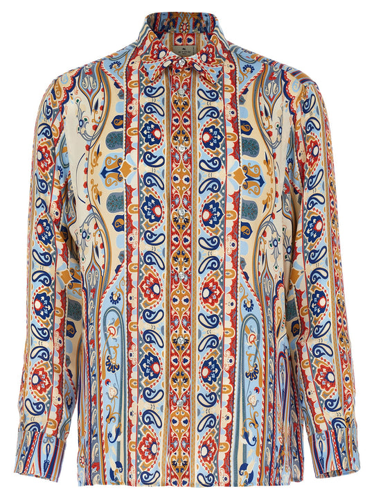 Paisley Print Shirt Shirt And Blouse Multicolor