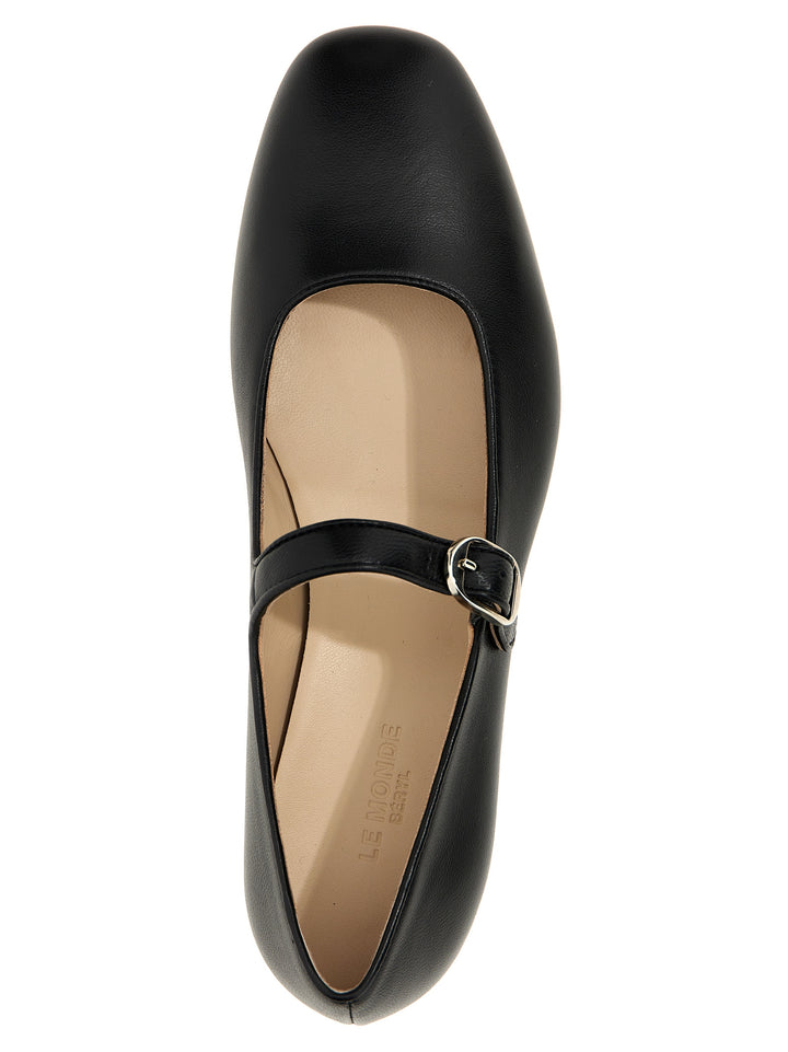 Mary Jane Flat Shoes Black