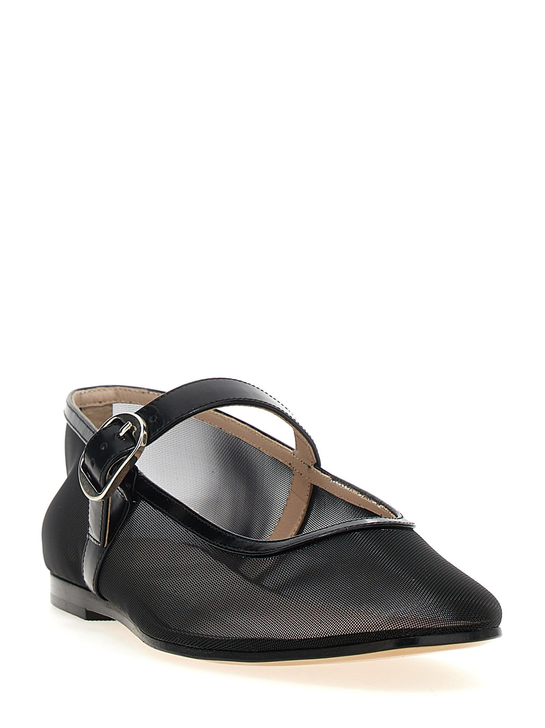 Mary Jane Flat Shoes Black