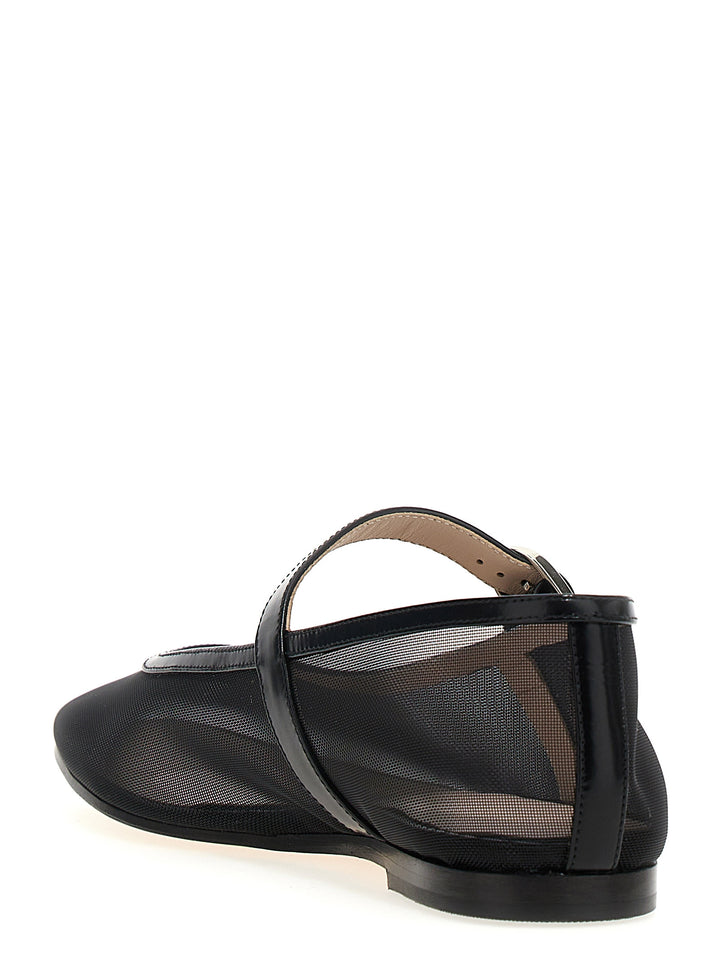 Mary Jane Flat Shoes Black