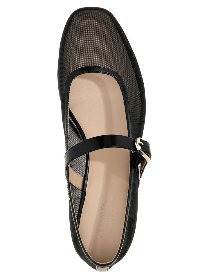 Mary Jane Flat Shoes Black