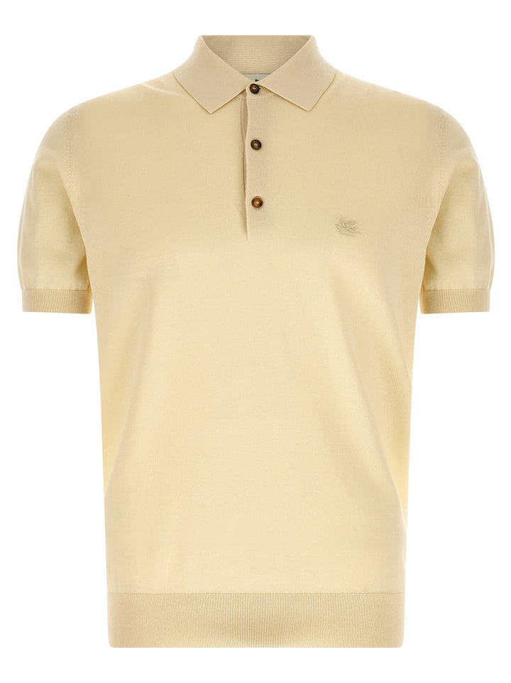 Etro Pegaso Polo - Beige | ced9fd018434dadc03ff44d2690b184b2ac9c63e