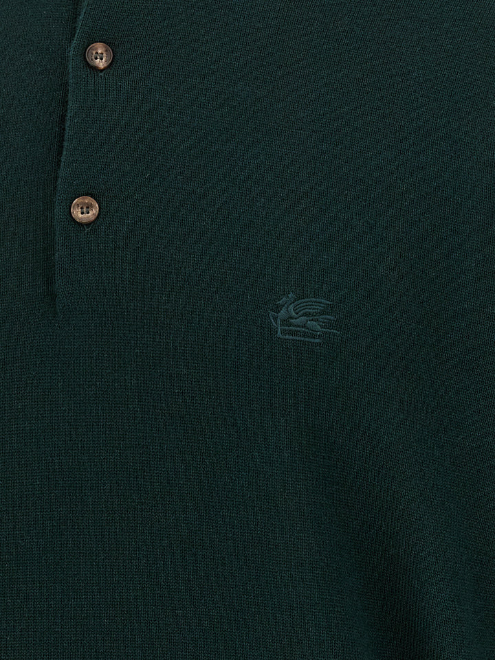Etro Polo Jersey Sweaters and Cardigans - Blue | 44246f7ad52c69279e96afe07702201b23735f2a