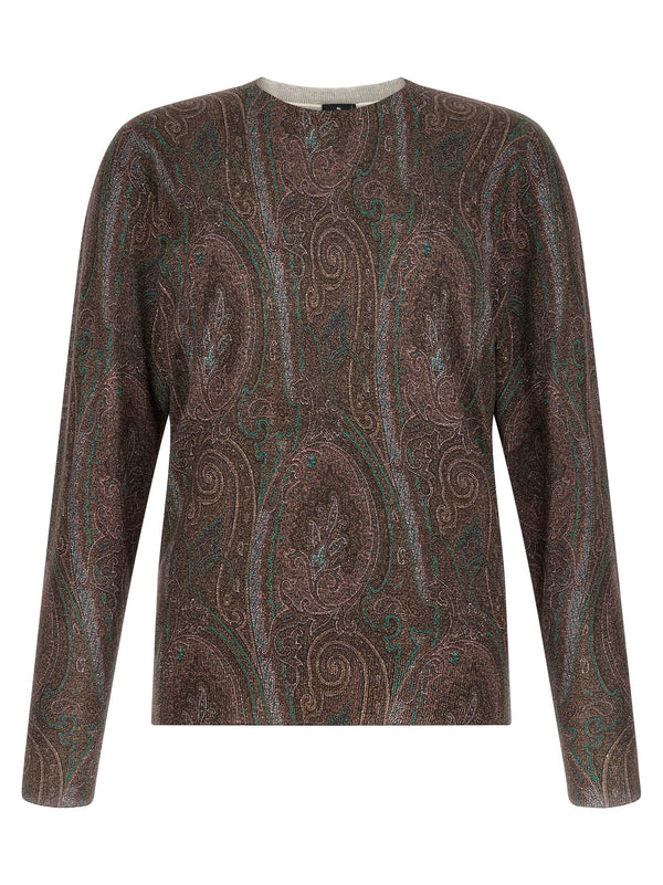 Paisley Sweater Sweaters And Cardigans Bordeaux