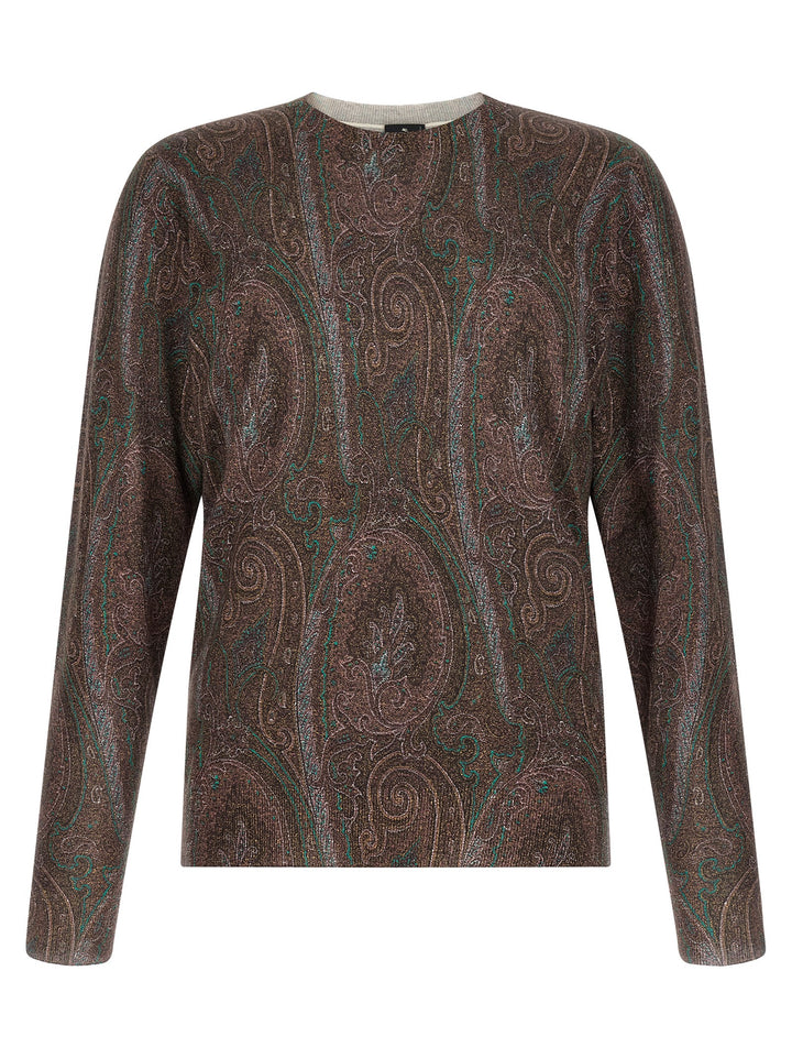 Etro Paisley Sweater Sweaters and Cardigans - Bordeaux | b8ec7e5fe6881aa4ddef24390ffe8f1613a3c979