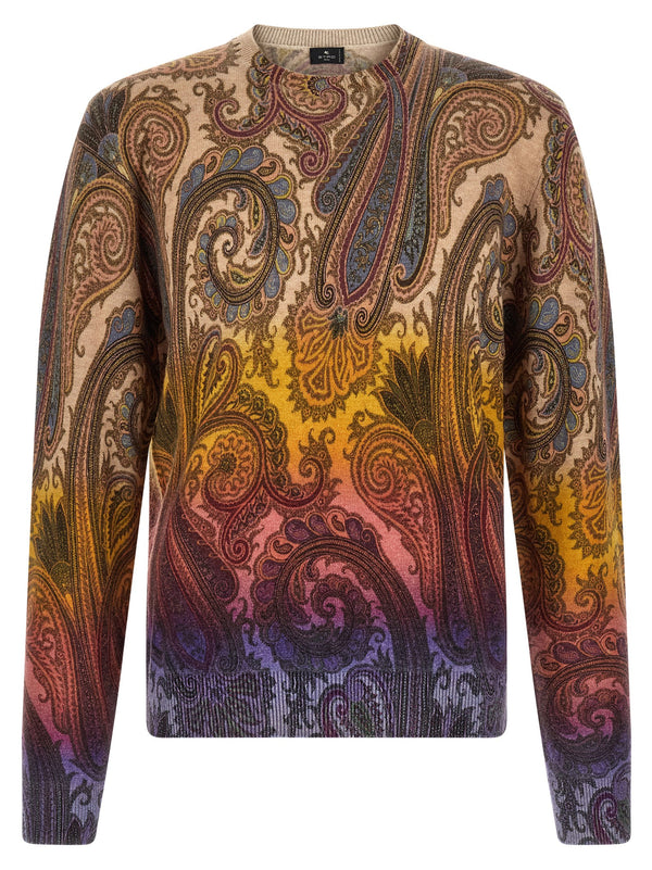 Paisley DéGradé Sweater Sweaters And Cardigans Multicolor