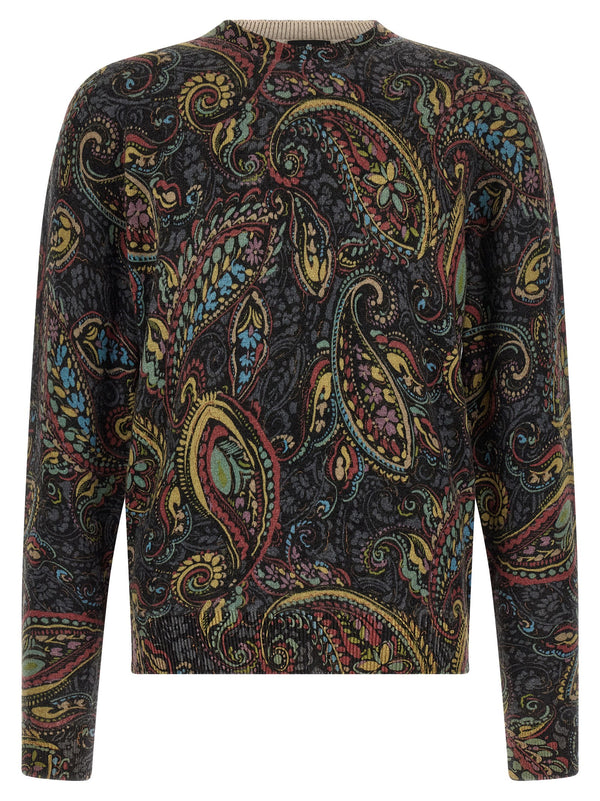 Paisley Sweater Sweaters And Cardigans Multicolor