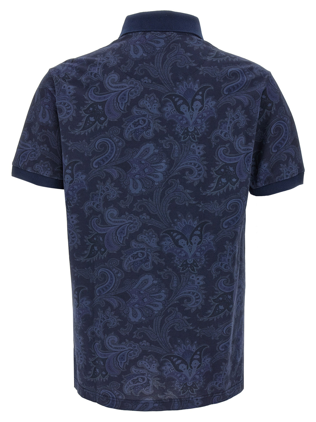 Paisley Flowers Polo Blue