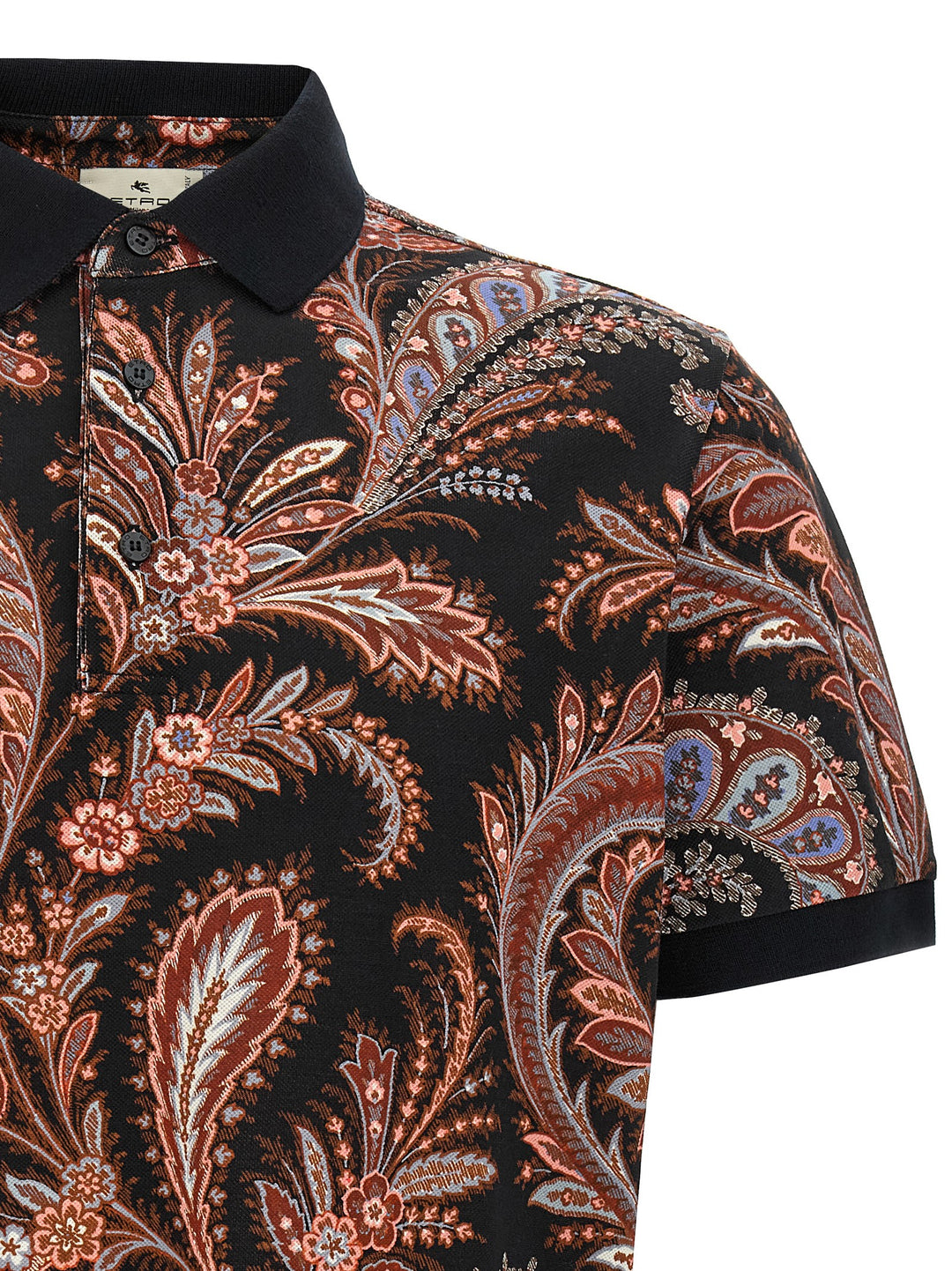 Etro Paisley Flowers Polo - Multicolor | dd0e89983959b3f96c3aa31538e066867d92cac6