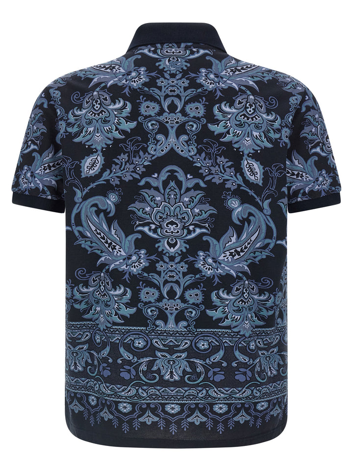 Etro Press  Shirt Polo - Blue | 742248720e260dd24c20d3288a40b9fef8d61f36