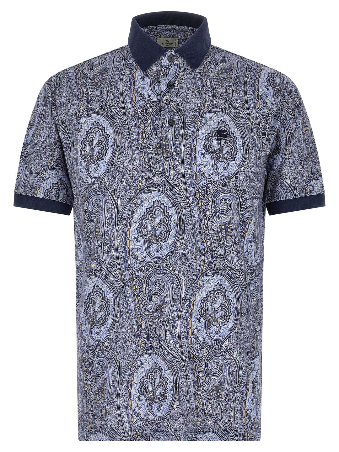 Etro Arnica Paisley Polo - Blue | 524d798bc5ea5cd6baed4d78855af63a5f7aaa96