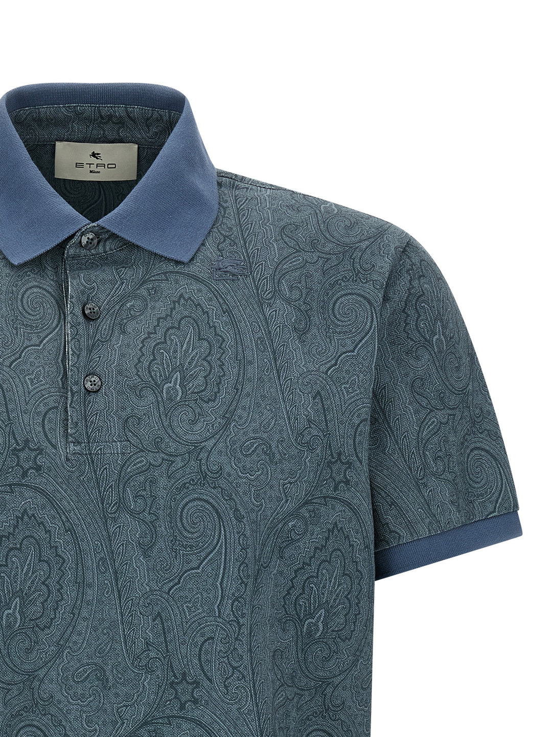 Etro Paisley Polo - Blue | e512fc8bbd56d40d45d0a6913bc1ec608705bc51