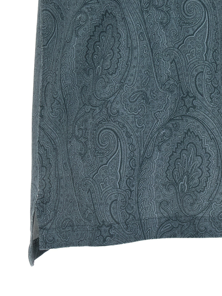 Etro Paisley Polo - Blue | 1d83288bf2930ee8ff14301cdc6ecb3fc4e66442