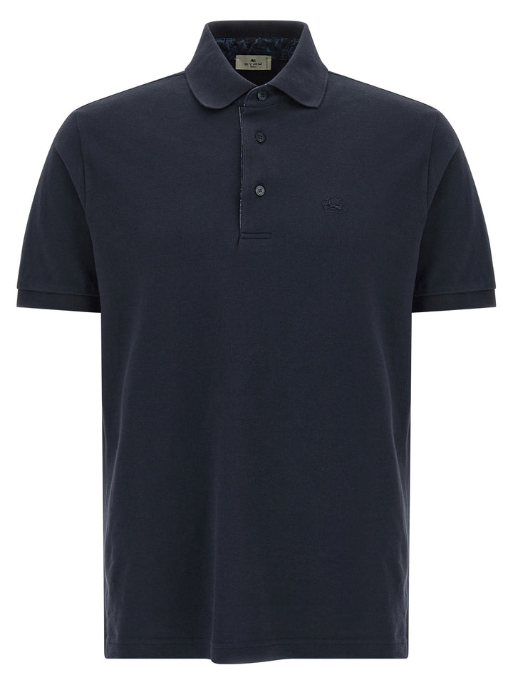 Etro Pegaso Polo - Blue | 12fa0c4a460a07f67434fe8d70eb09348d9d5aef