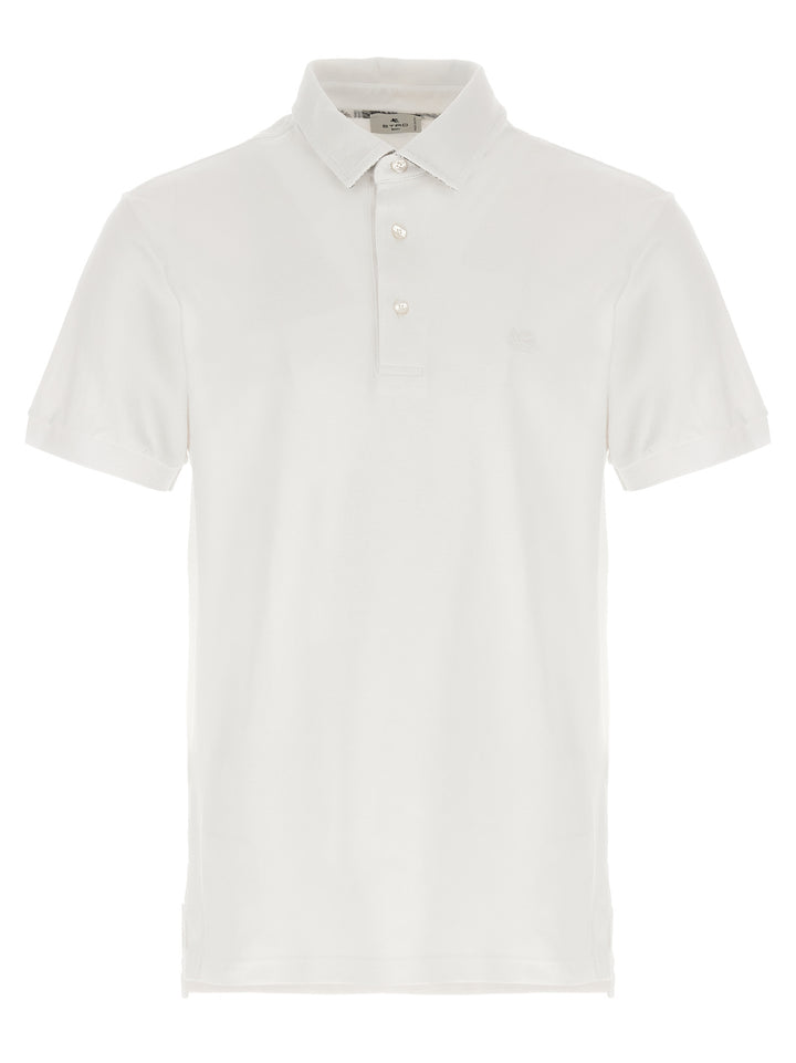 Etro Pegaso Polo - White | f151c0e47dff381d32ed44682c65e1851401f127