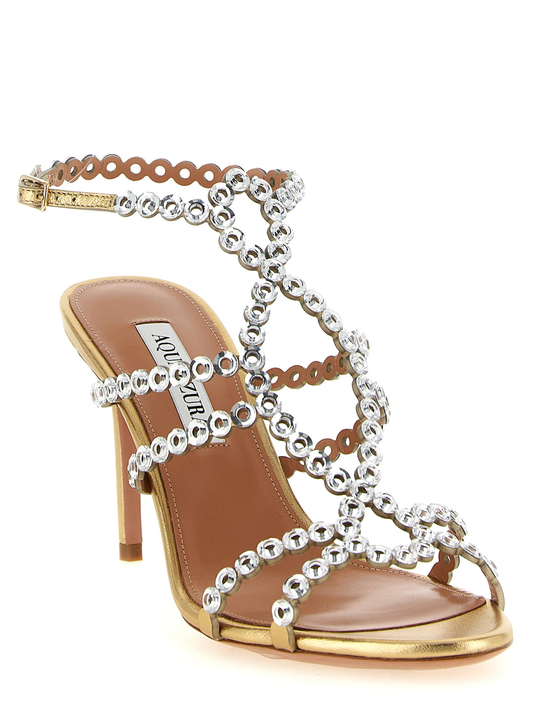 Aquazzura Mooncrush Sandals - Gold | de948b861052e053c3ee2622642c1f262aa47b01