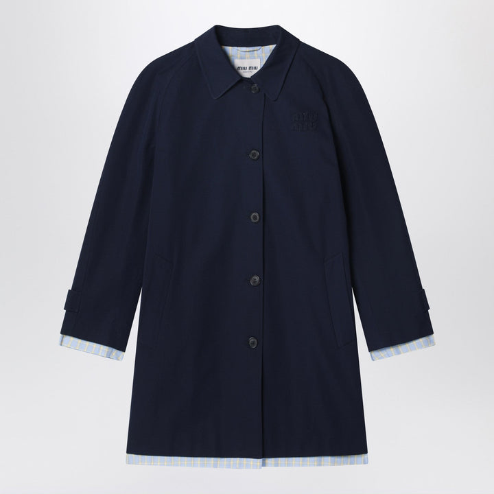 Miu Miu Coats & Jackets - Blue | 9f0a7e3c7c02c8247fbbbdaa70d9ad1ceddbea36