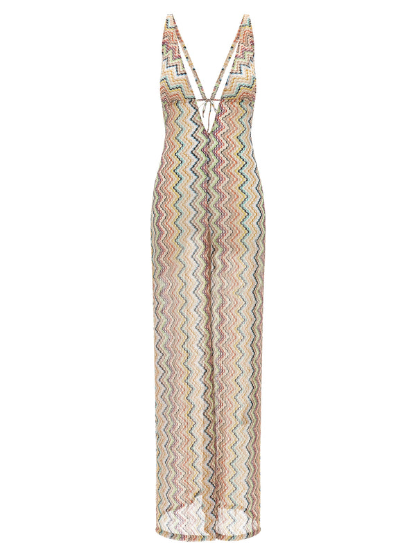 Zigzag Cover-Up Suit Jewelry Multicolor