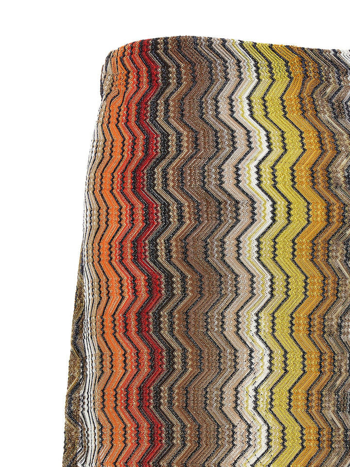 Missoni Greek Zig Pattern Raschel Skirt Skirts - Multicolor | f24647f4f9bbe61d4eeda9822d387c309d1378fe