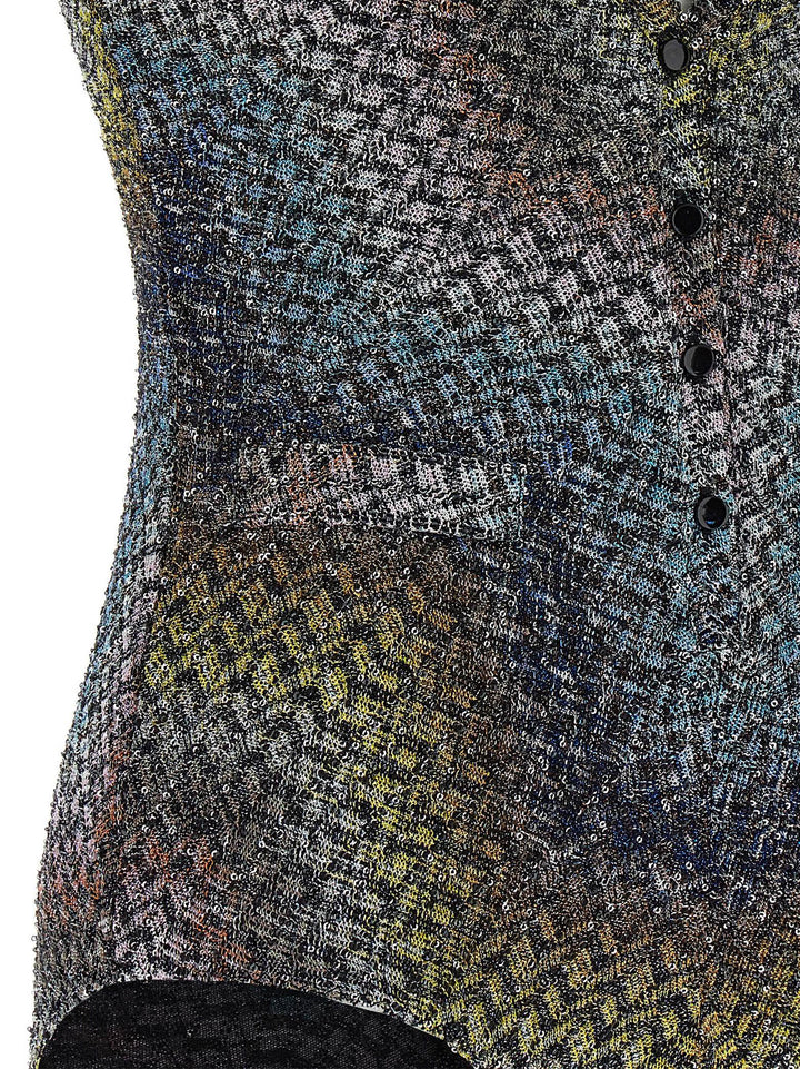 Missoni Zigzag One-Piece Swimsuit Beachwear - Multicolor | 24ebe2efb3eb4604e3f6668e3916c81384f3a79c