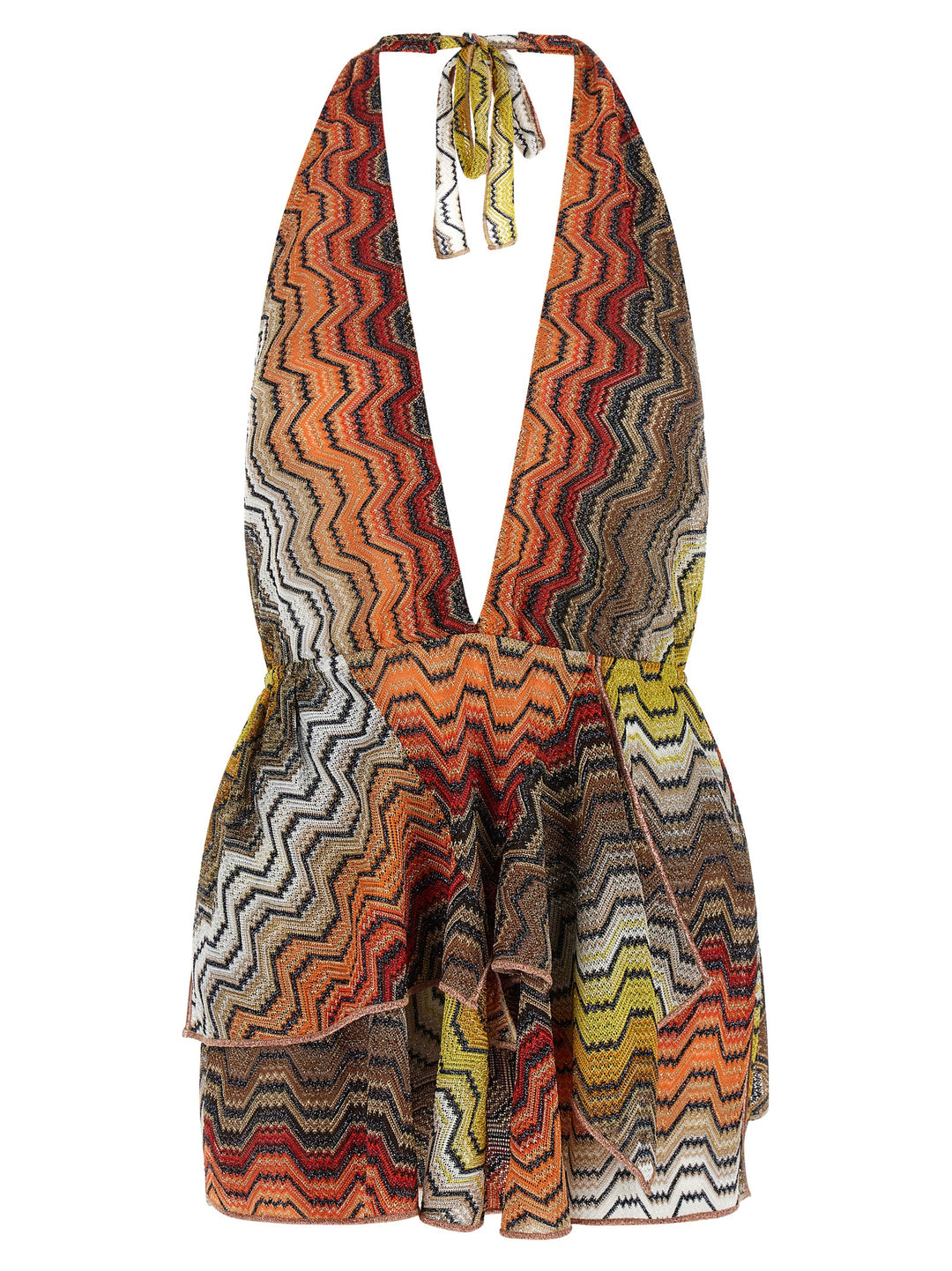Missoni Greek Motif Cover-Up Dress Beachwear - Multicolor | 61869651a213344585ff10abe4b2f28eea96e722