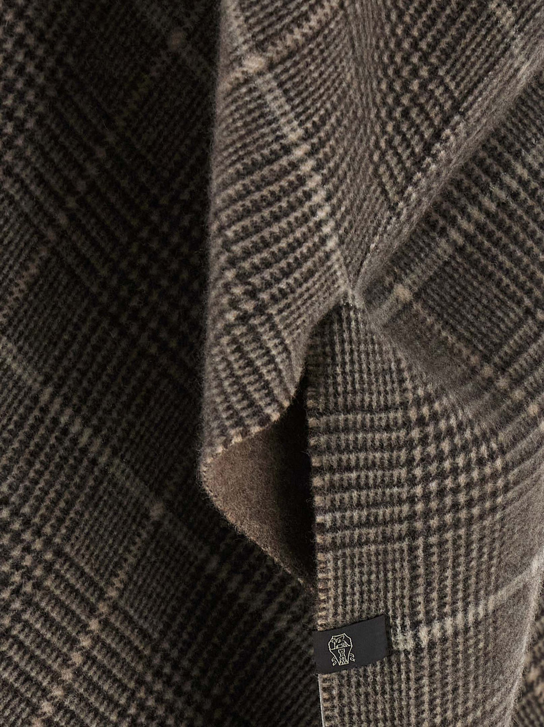 Brunello Cucinelli Cashmere Reversible Poncho Capes - Brown | c301ed0ee16b1d0edc0adb518f606773b775ebcd