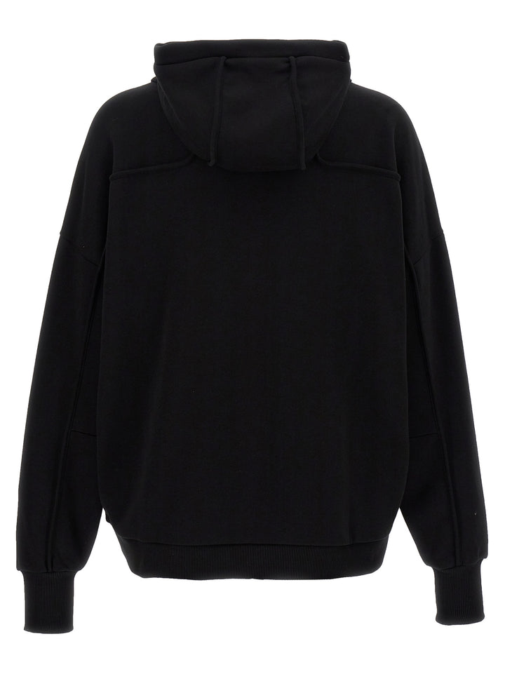 Cotton Hoodie Sweatshirt Black