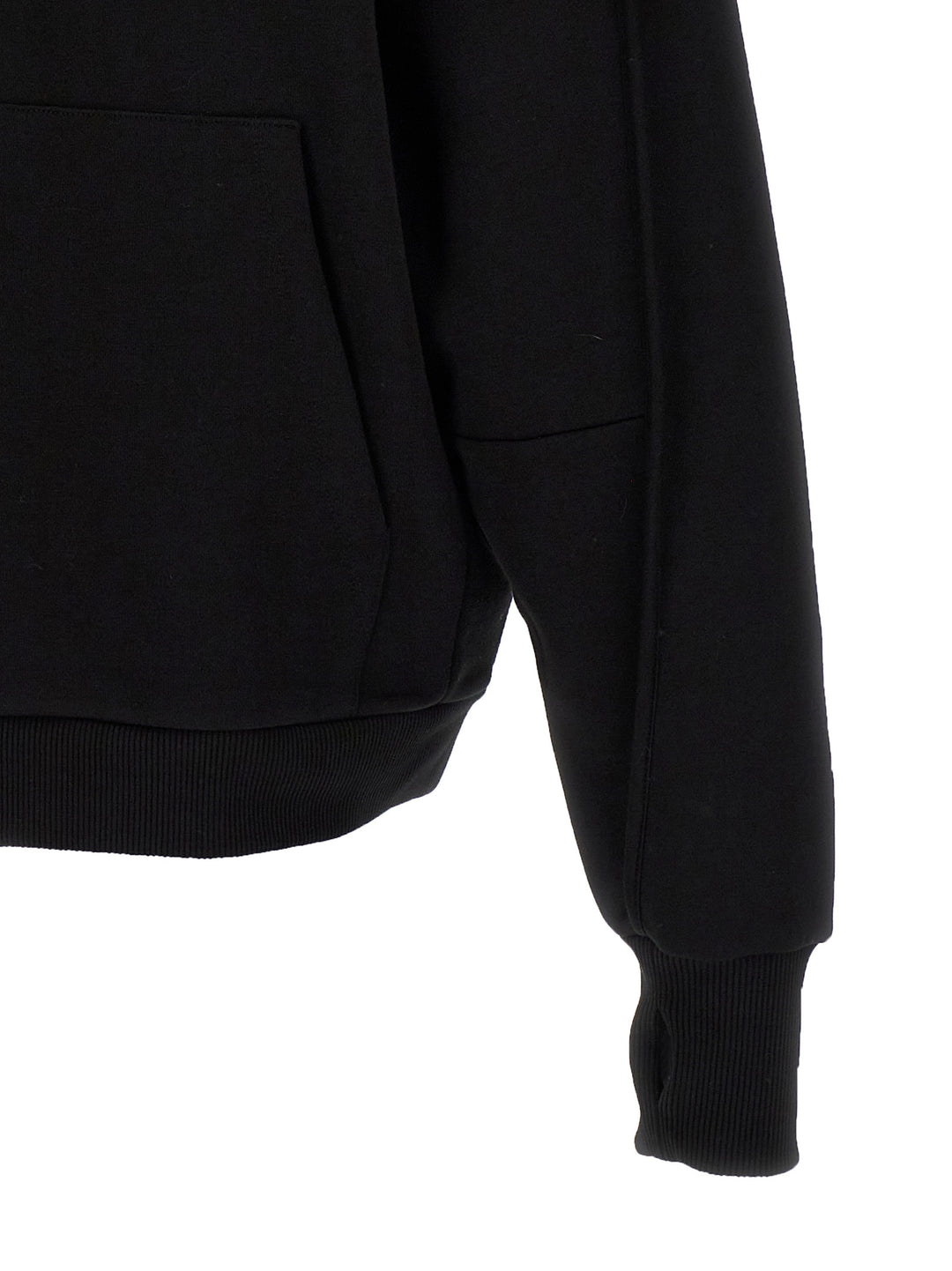 Cotton Hoodie Sweatshirt Black