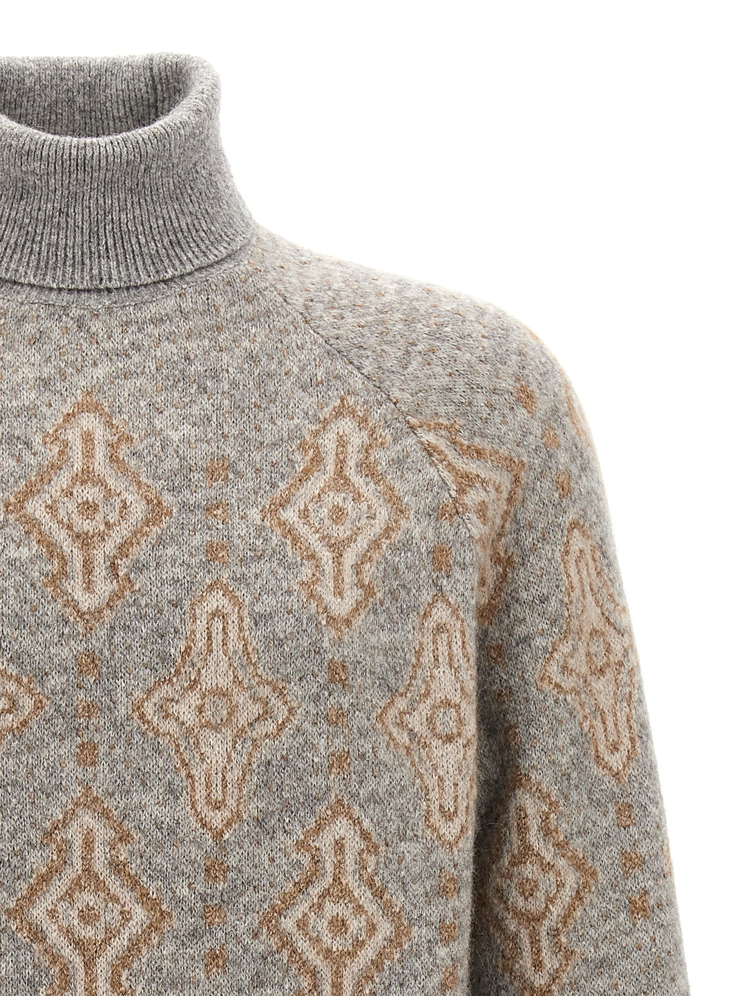 Jacquard Sweater Sweater, Cardigans Gray