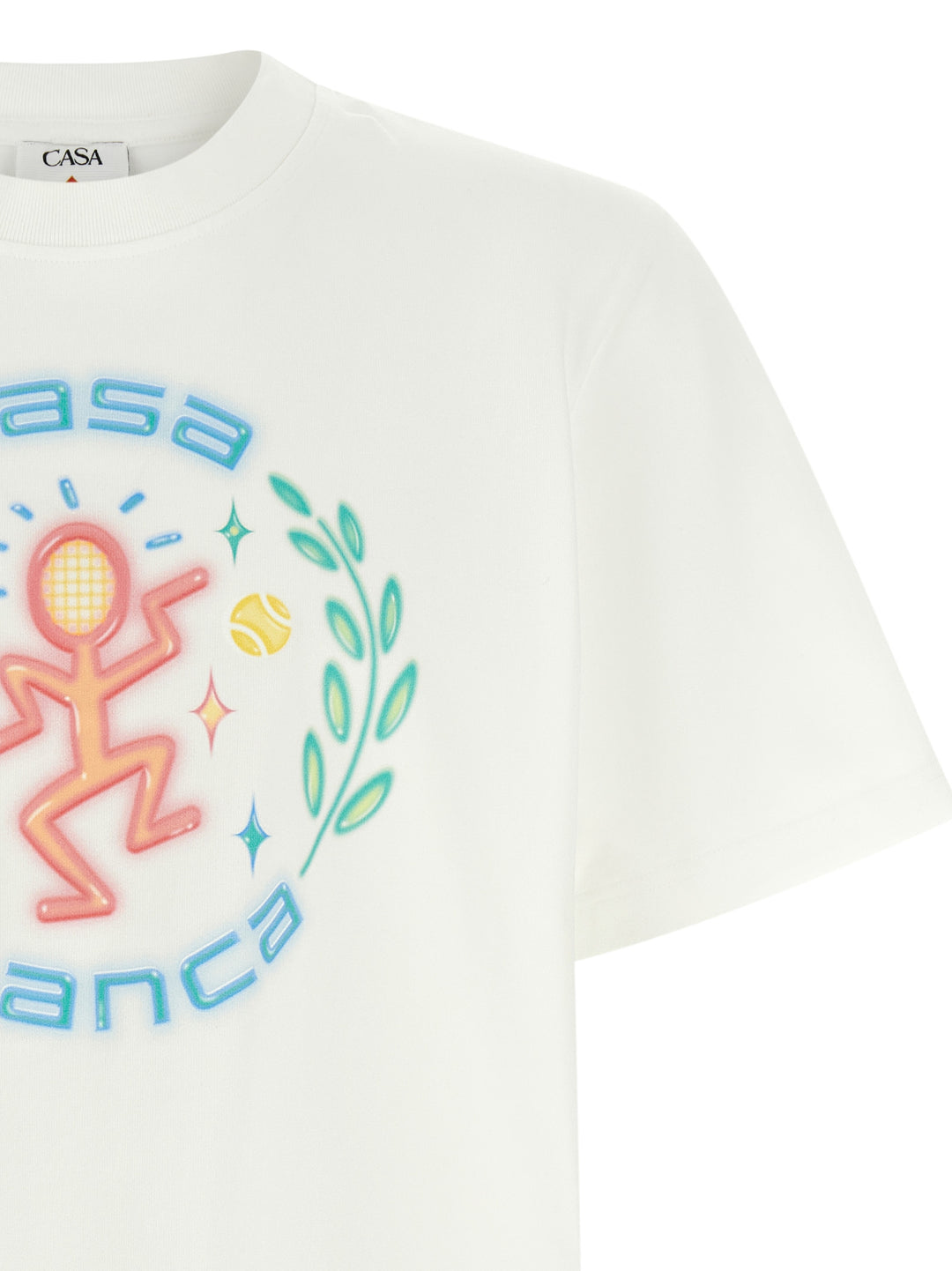 Casablanca Dance Joy T-shirt - White | fb6fa2dc33e36b1b1b8e523131a5cf6d41ff9396