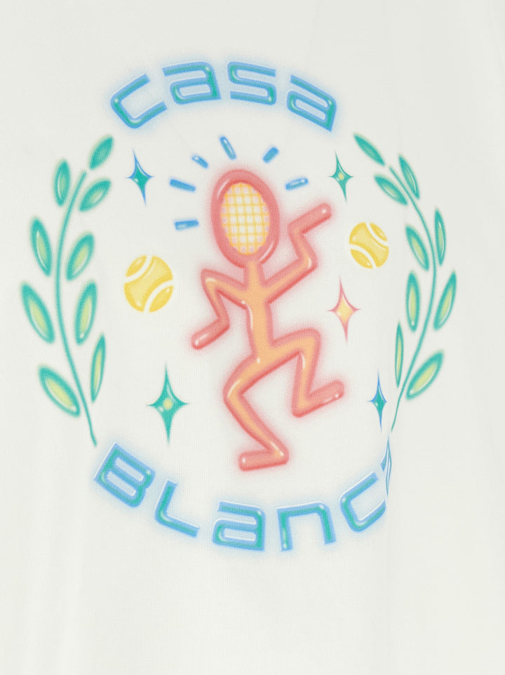 Casablanca Dance Joy T-shirt - White | b67e01cb4b0a863ba2117f83ab127ea471498e69