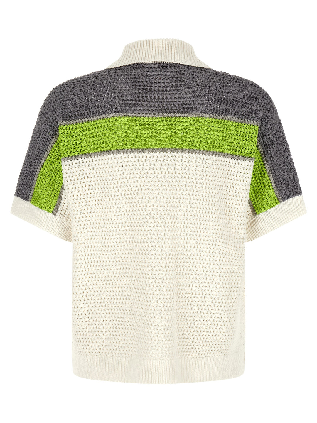 Casablanca Stripe Crochet Shirt and Blouse - Multicolor | 4b70f0fb3113eecc8f33bfcec1f729e58af90cb8