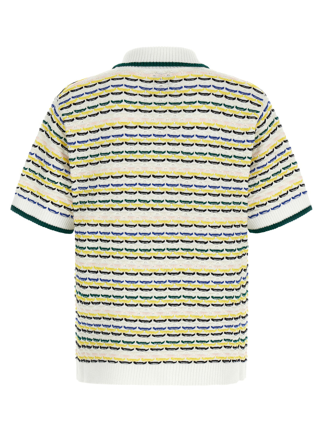 Casablanca Tuck Stitch Short Sleeve Shirt and Blouse - Multicolor | 6df1360535b00393940d4152d59ce7cada1c2a84