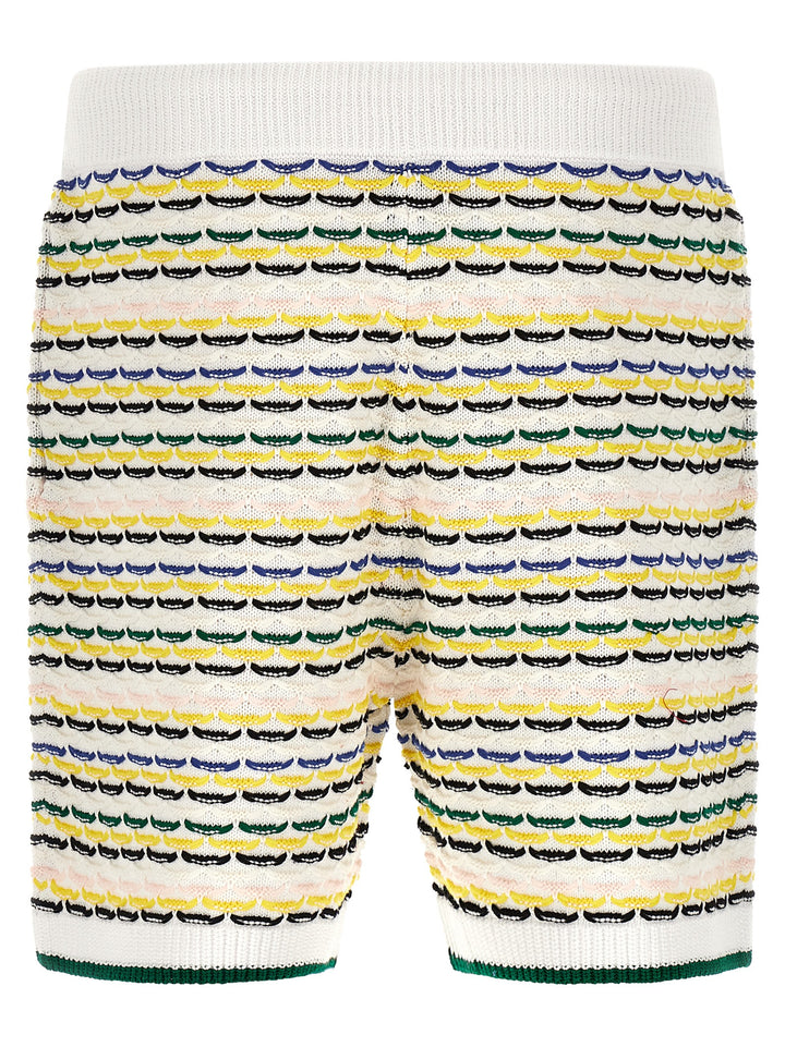 Casablanca Tuck Stitch Bermuda and Short - Multicolor | 5c32df83e989c8548a3d60f703e6b47373e937ba