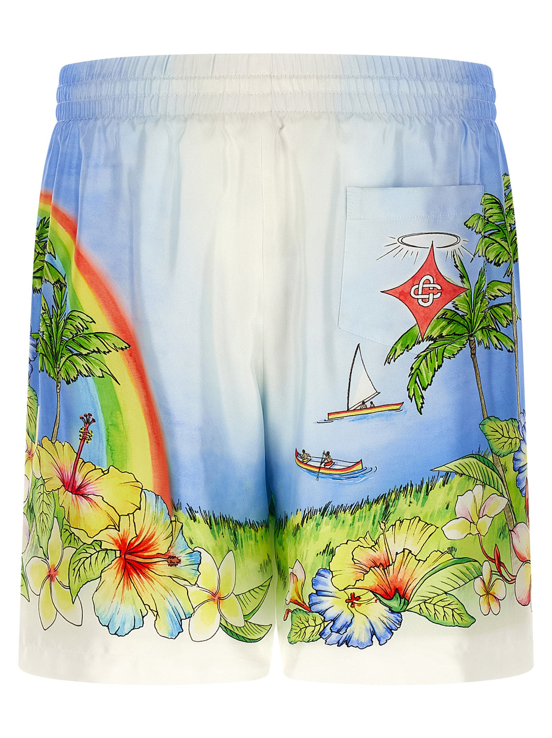 Casablanca Aloha Bermuda and Short - Multicolor | 81dad604e05ad5d1b4fdee47ea32feda85e3b251