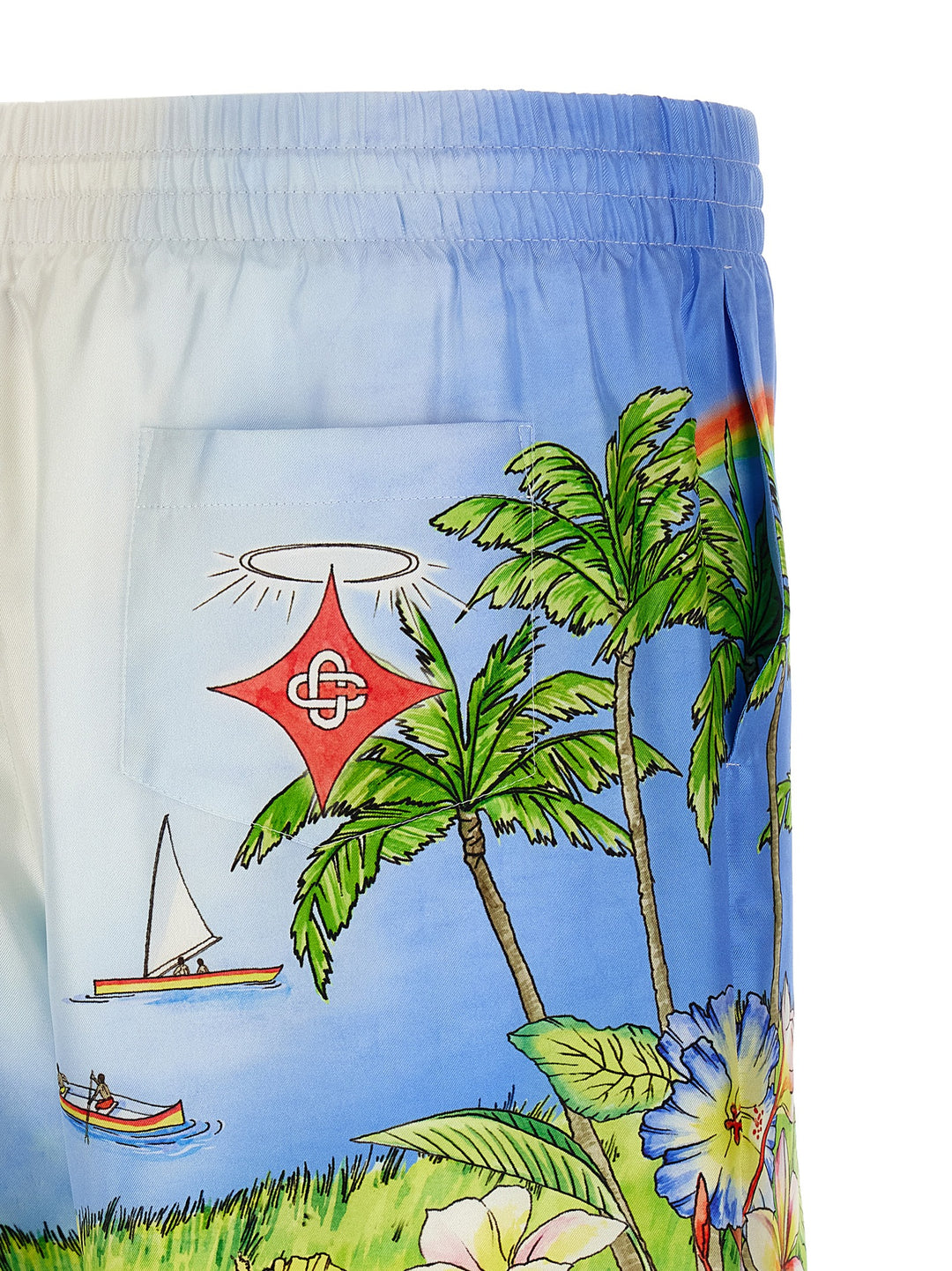 Casablanca Aloha Bermuda and Short - Multicolor | 97347b5f09cc430cc17b7fd0fdafd63f724ea4ed