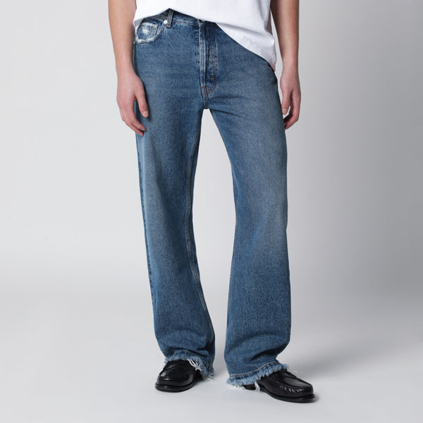 Frayed Cut Jeans With Fringed Pockets