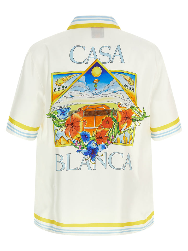 Casablanca Flower Court Icon Shirt and Blouse - Multicolor | cd6d4ee0fa17414c61bc9f8717dbb3a2d1cc2330