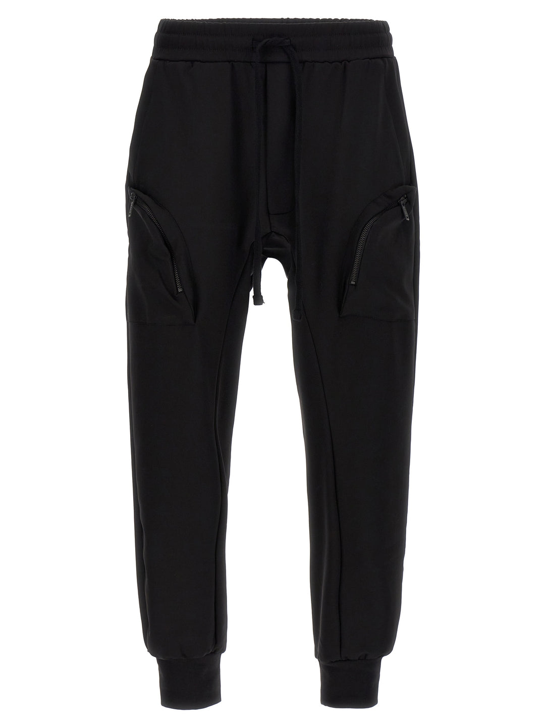 Technical Fabric Joggers Pants Black