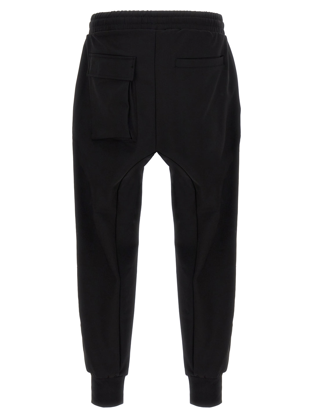 Technical Fabric Joggers Pants Black