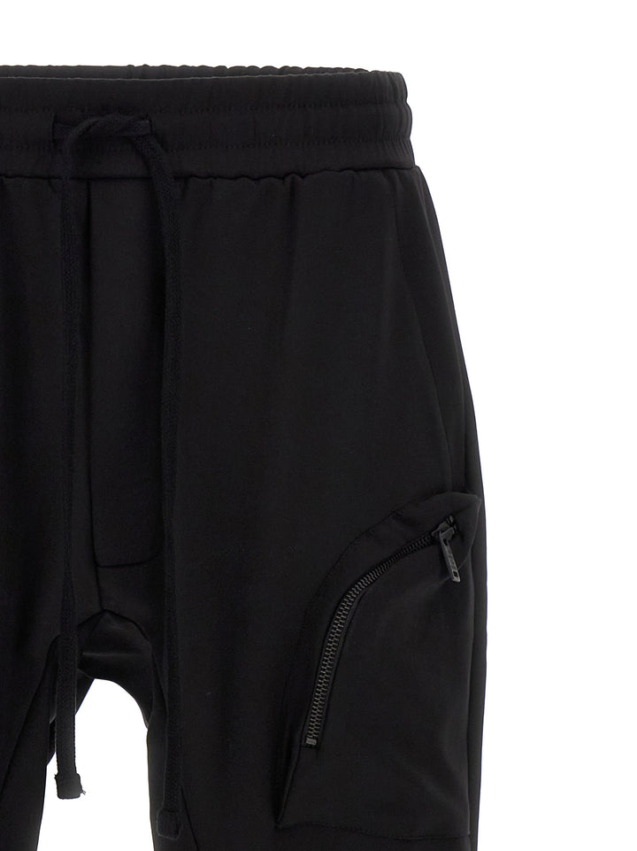 Technical Fabric Joggers Pants Black