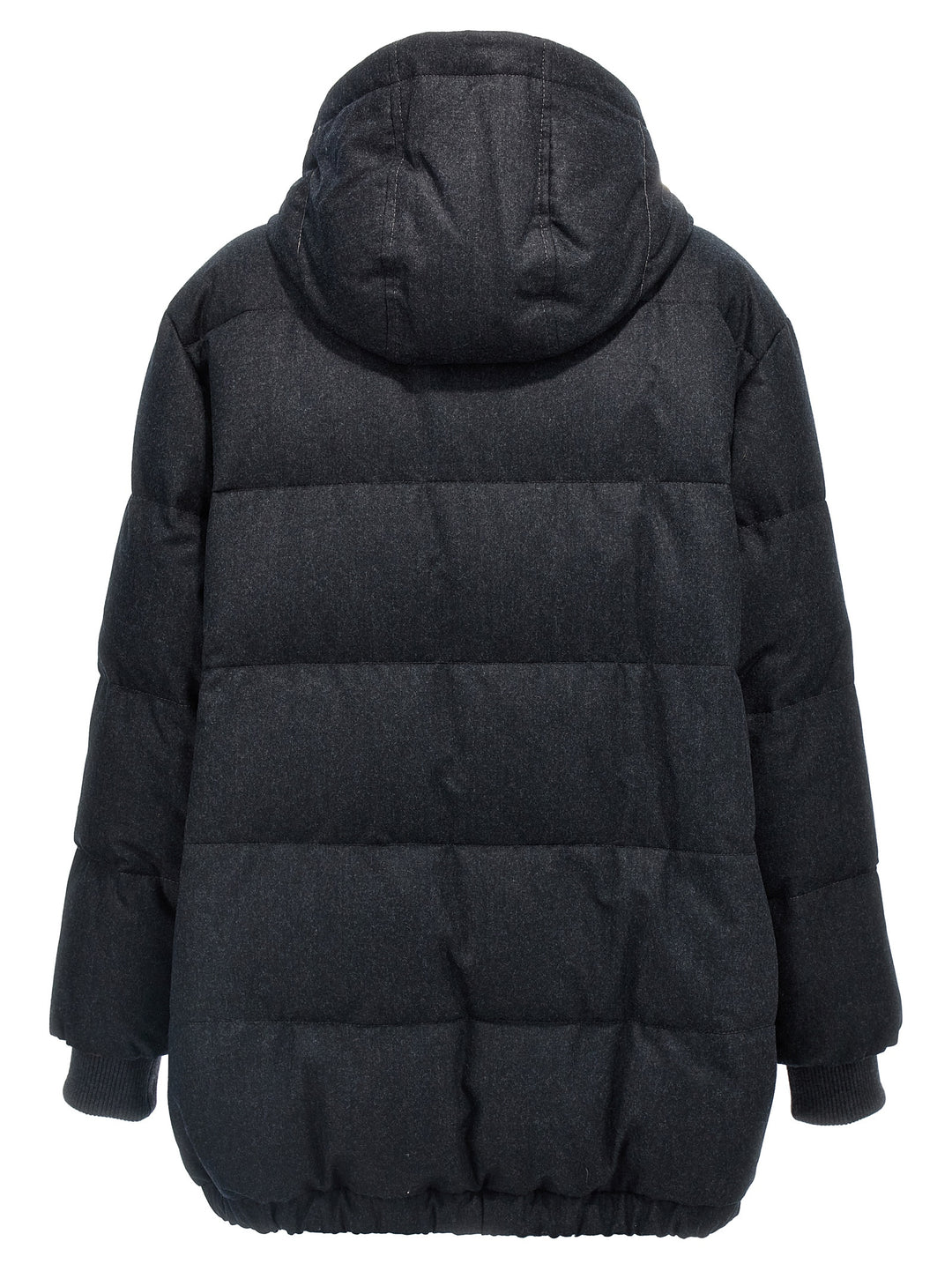 Padded Wool Down Jacket Casual Jackets, Parka Gray