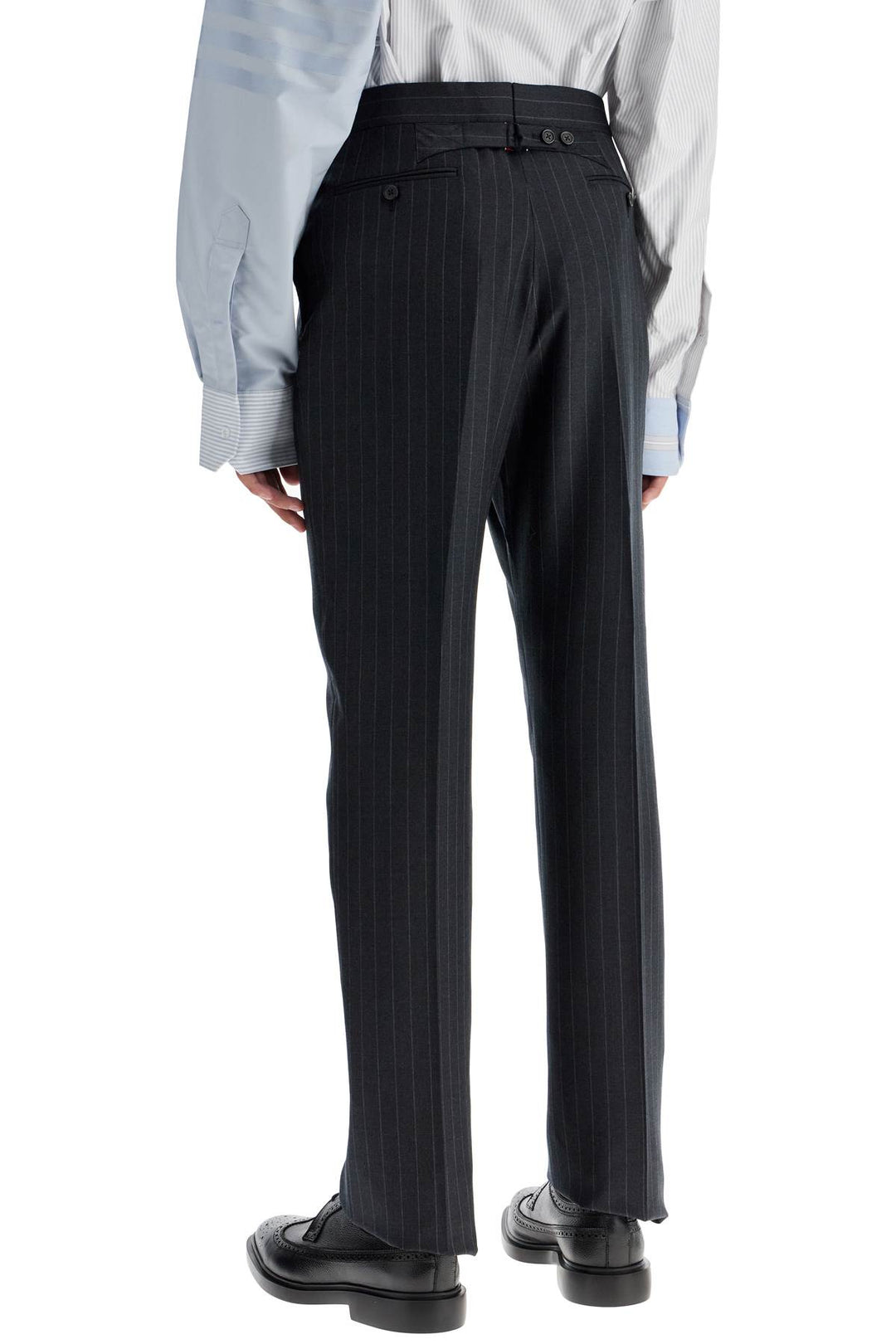 Striped Wool Trousers