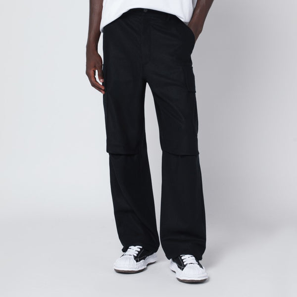 Black Saint Wool Cargo Trousers