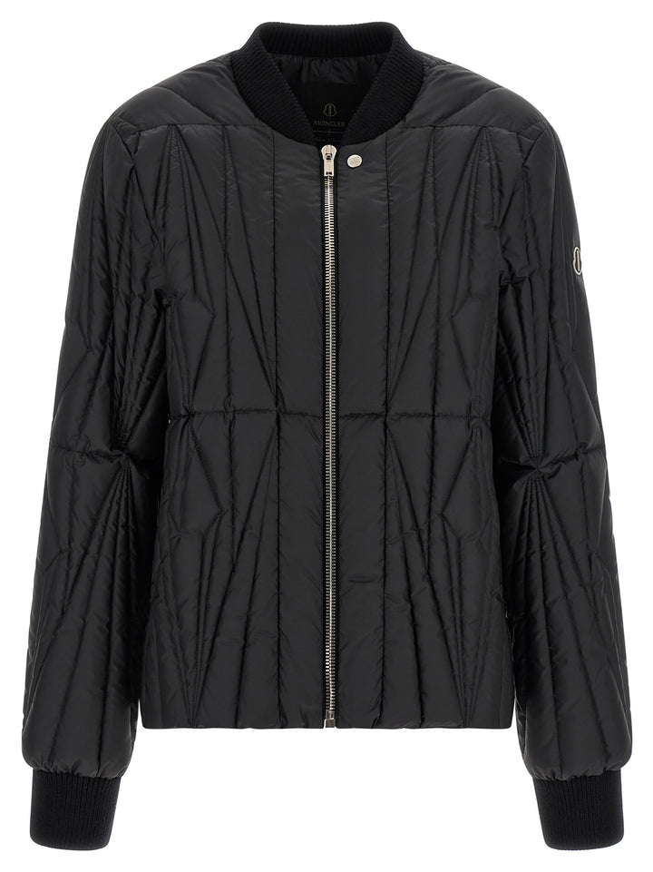 Rick Owens Geocamo Flight Puffer Jackets - Black | 894862c70339e003cadcc11614e9e36a3edb8f02