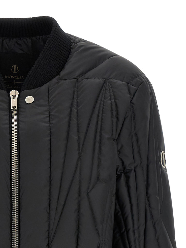 Rick Owens Geocamo Flight Puffer Jackets - Black | 7bbbc6665f74f9470a4cb89b334fc7574465fef2