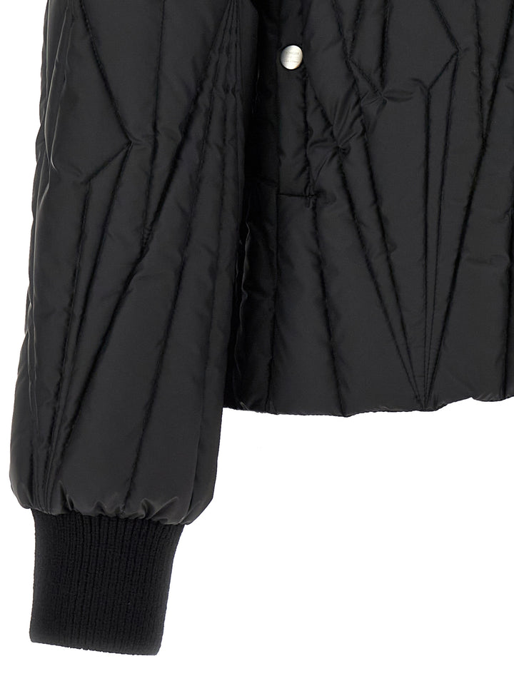 Rick Owens Geocamo Flight Puffer Jackets - Black | 22fa19c1a97028408f1094dbb3c2efd0f18d5906