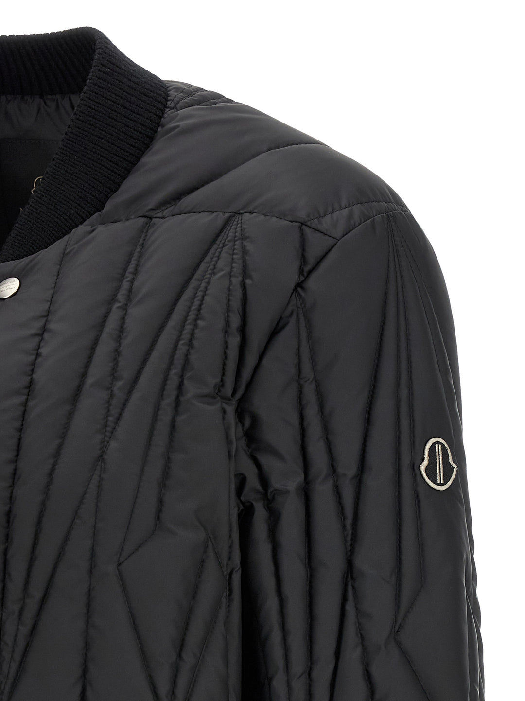 Rick Owens Geocamo Flight Puffer Jackets - Black | f7b5e507c2fec6c45da0d3b526a6950299c0d4df