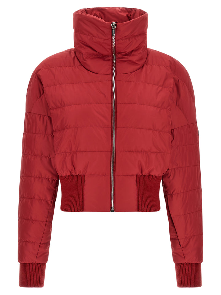 Rick Owens Cropped Puffer Jackets - Red | e9308b7b33757303216c246c1dbfaadd087d0538