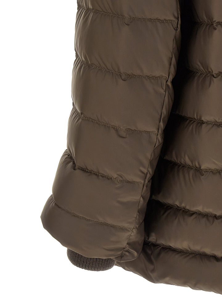 Rick Owens Flight Parka Puffer Jackets - Brown | 44bf22b02afd14d8d00ce0bac1b0bb193eb09c2d